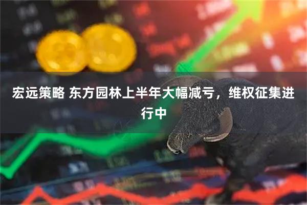 宏远策略 东方园林上半年大幅减亏，维权征集进行中
